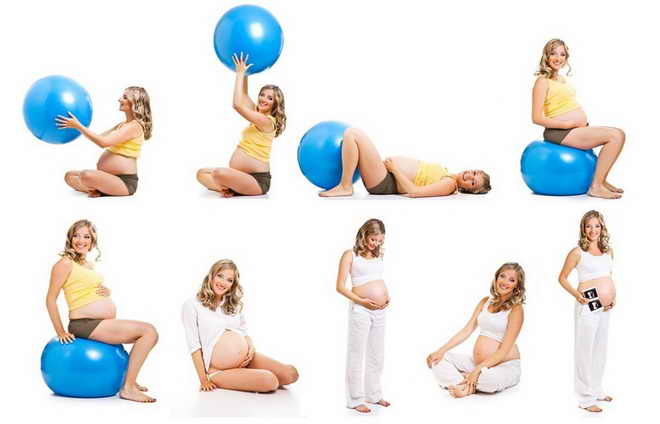 Фитнес мяч для беременных польза