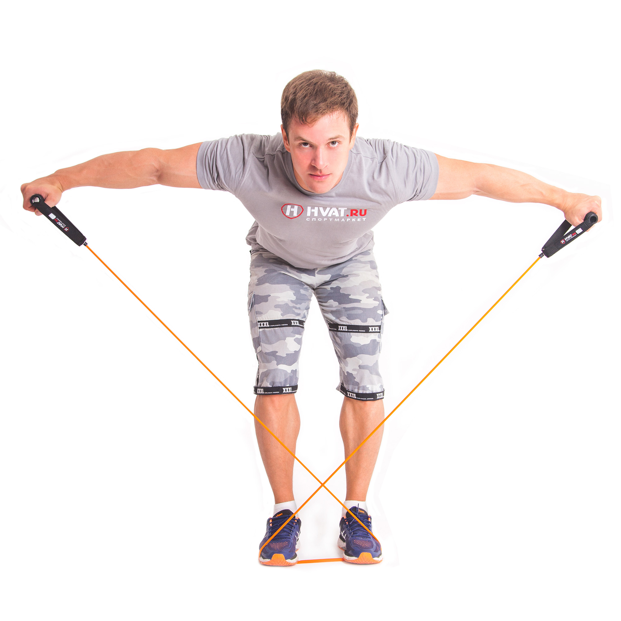 Упражнения с гимнастической резинкой для мужчин