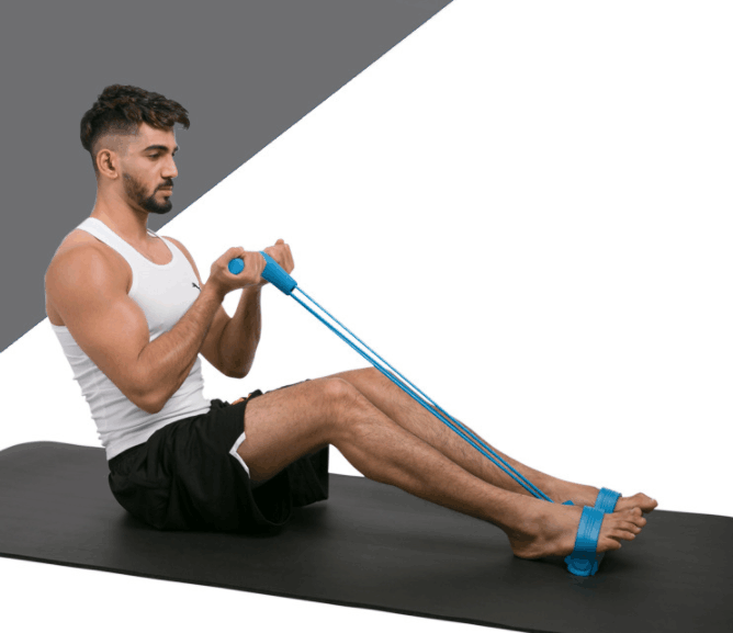 Упражнения с резиновым бинтом для мужчин видео